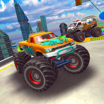 Impossible Monster Truck Race off-road racing game thumbnail